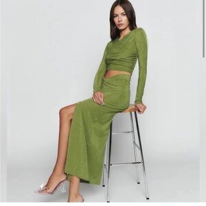 Reformation Herron knit two piece set